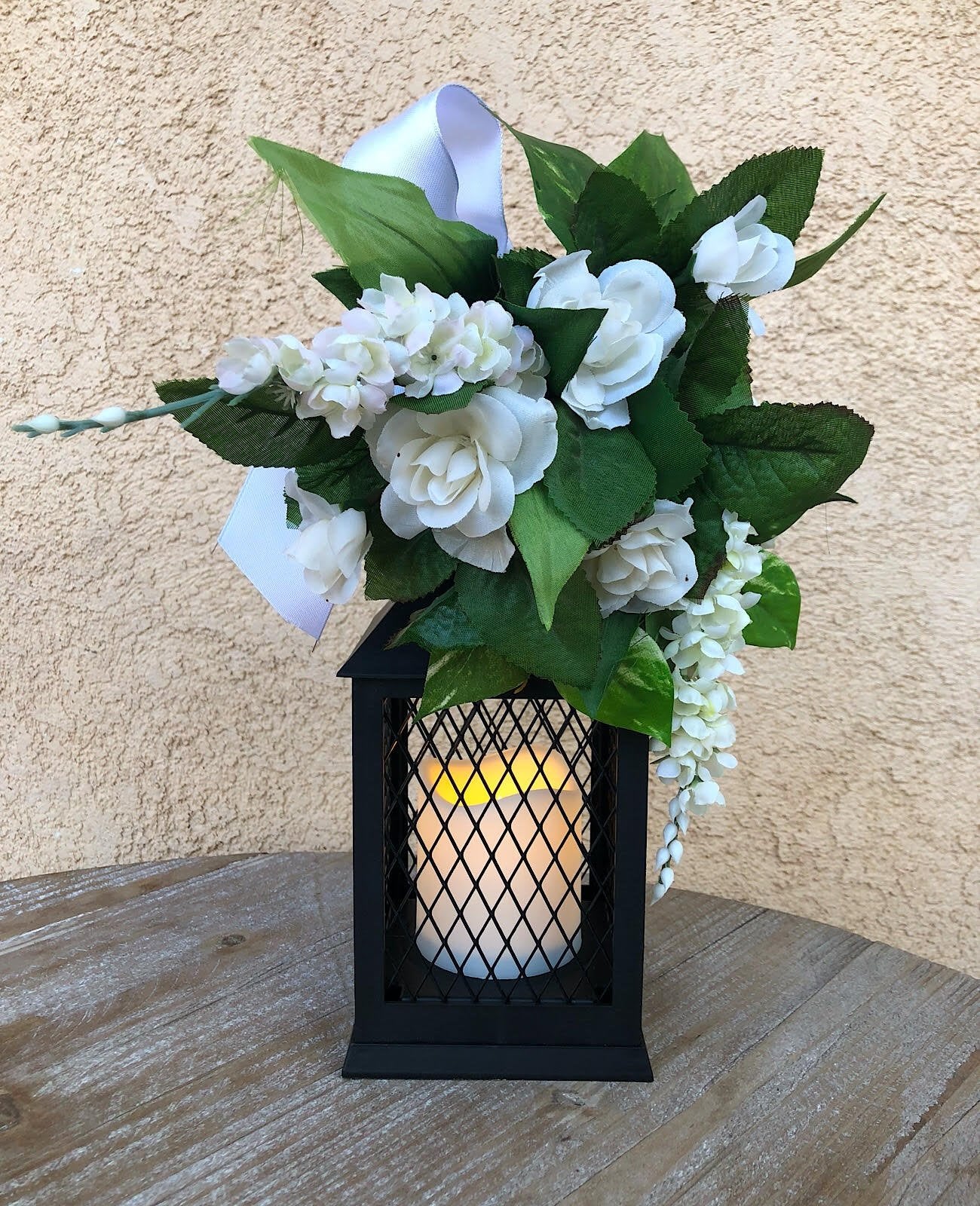 Farm House Lanterns (12 Pc Set) 10" Decorative Lanterns with Flameless LED Lighted Candle, 5HR Timer, Weather Resistant - Indoor Outdoor Home Garden Weddings W/Bonus String Lights!